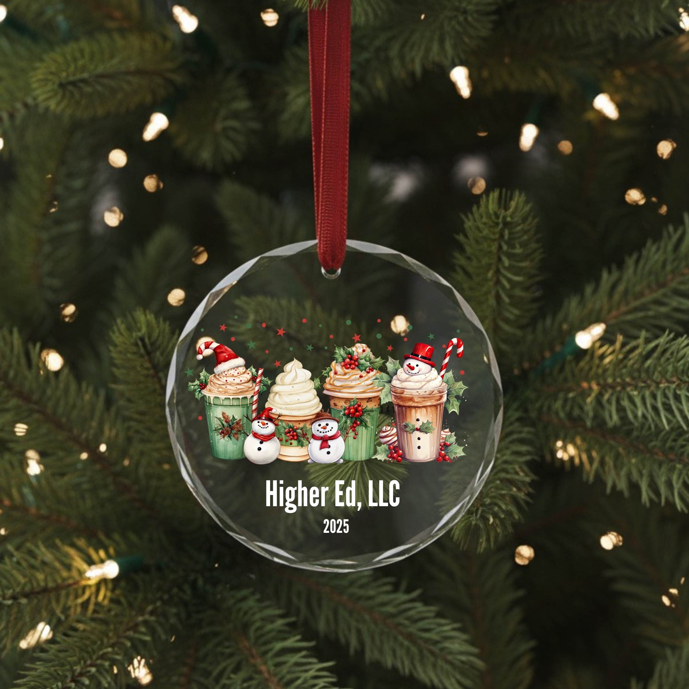 Christmas Coworker Gifts | Custom Best Team Ever Xmas Ornament | Team Name Ornament | Colleague gifts | Work office gifts