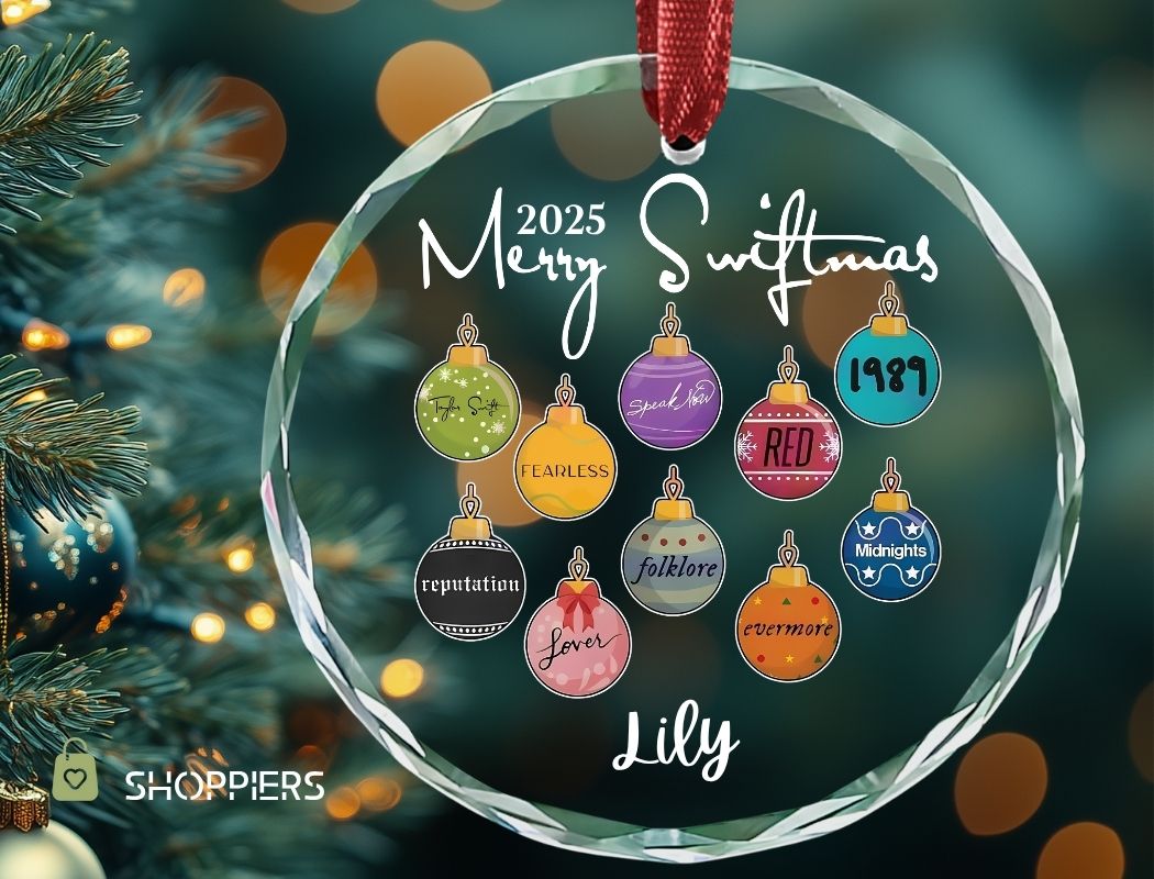 Tay Tay Personalized Christmas Ornament | Christmas Gift Ornament | Merry Christmas 2024 | Customize Ornament | Gift for Her Taylor Swift