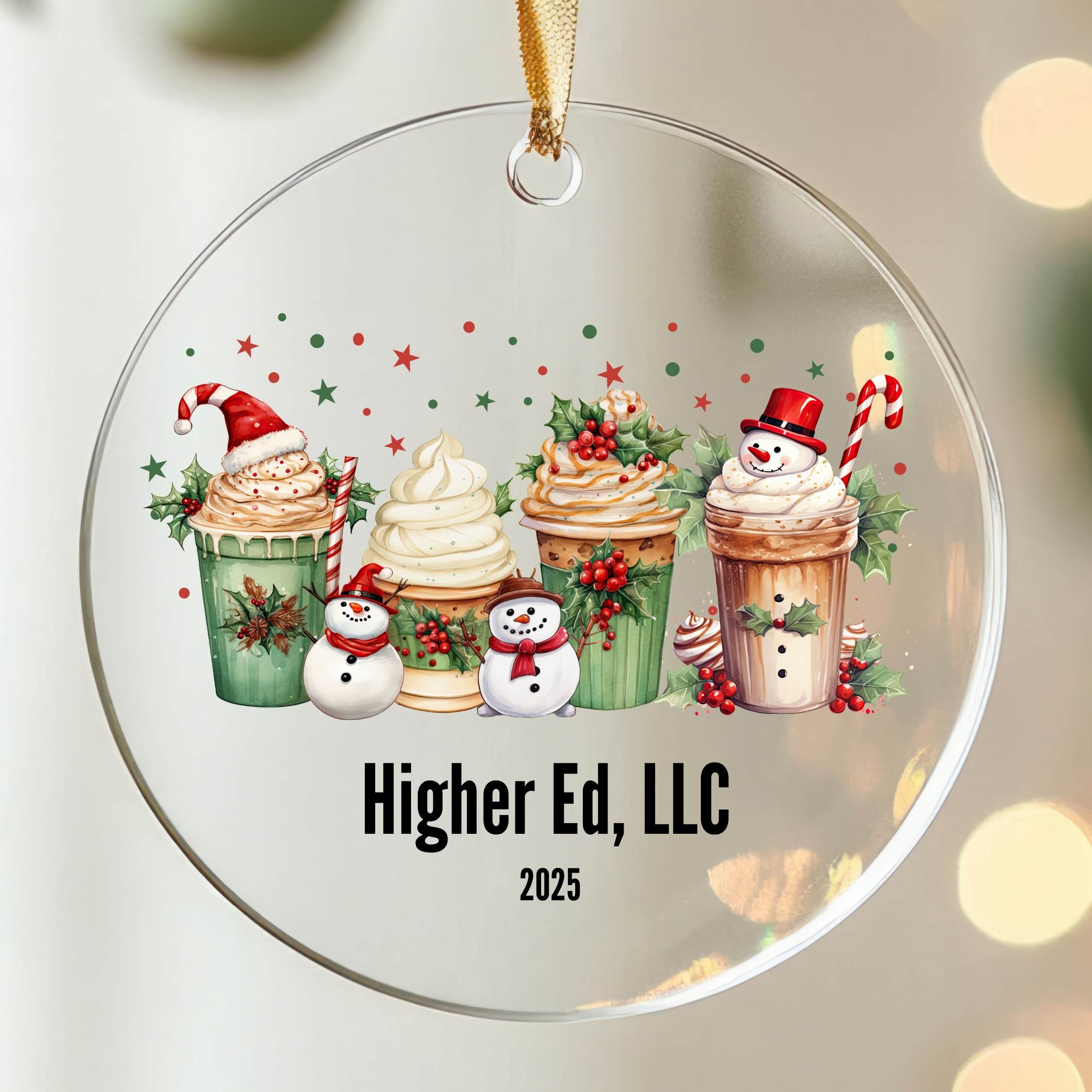 Christmas Coworker Gifts | Custom Best Team Ever Xmas Ornament | Team Name Ornament | Colleague gifts | Work office gifts