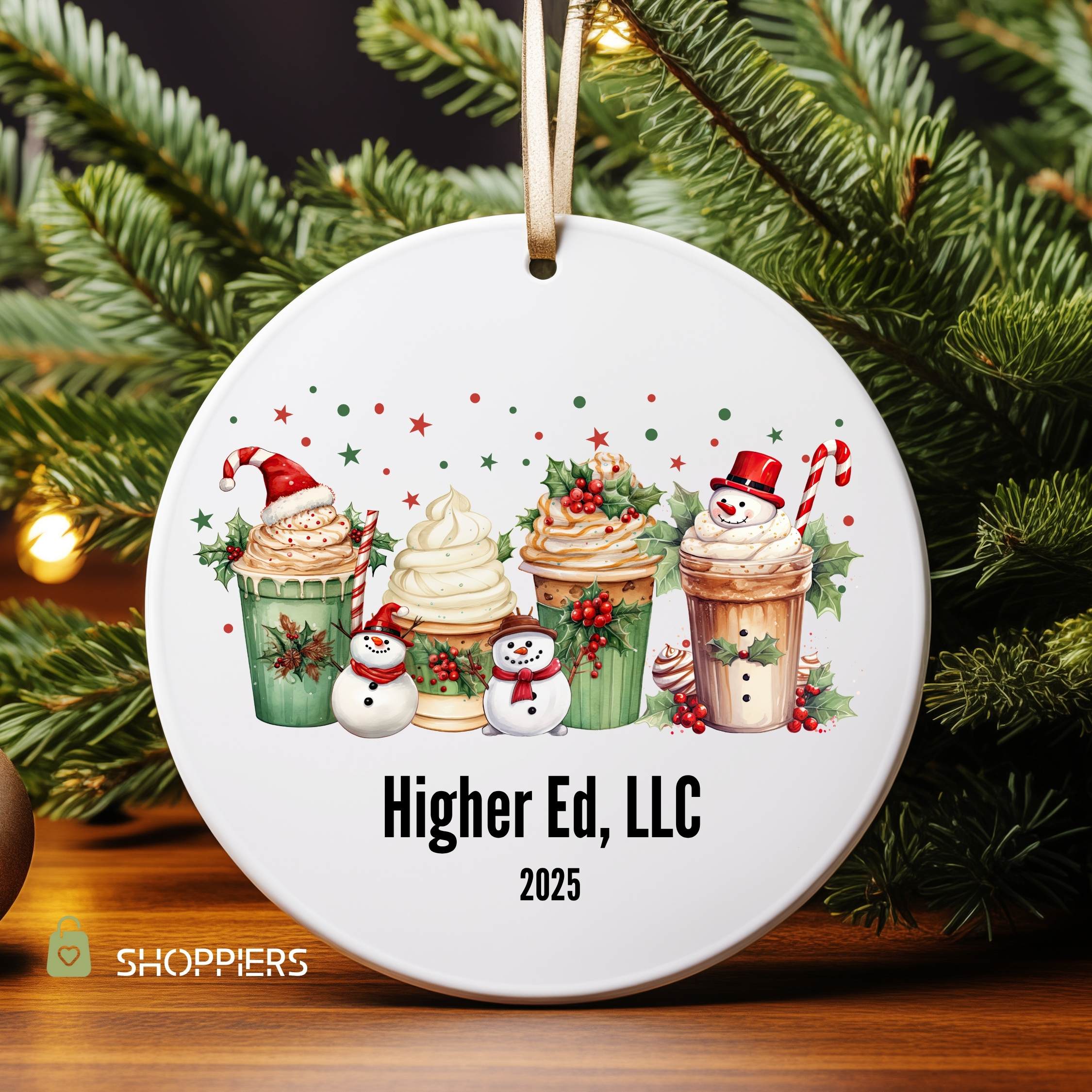 Christmas Coworker Gifts | Custom Best Team Ever Xmas Ornament | Team Name Ornament | Colleague gifts | Work office gifts