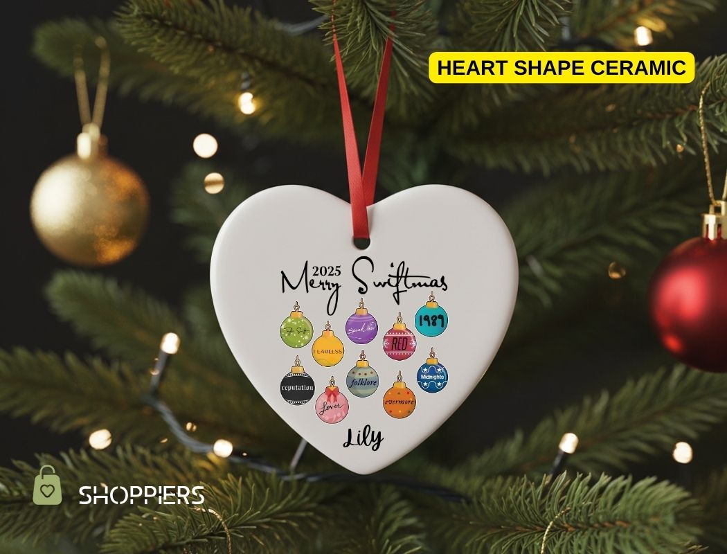 Tay Tay Personalized Christmas Ornament | Christmas Gift Ornament | Merry Christmas 2024 | Customize Ornament | Gift for Her Taylor Swift