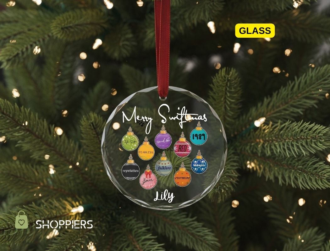 Tay Tay Personalized Christmas Ornament | Christmas Gift Ornament | Merry Christmas 2024 | Customize Ornament | Gift for Her Taylor Swift