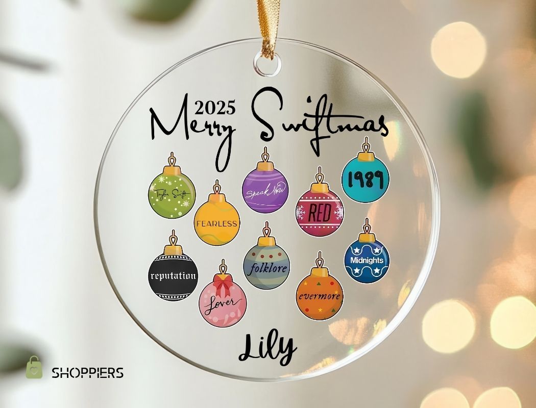 Tay Tay Personalized Christmas Ornament | Christmas Gift Ornament | Merry Christmas 2024 | Customize Ornament | Gift for Her Taylor Swift