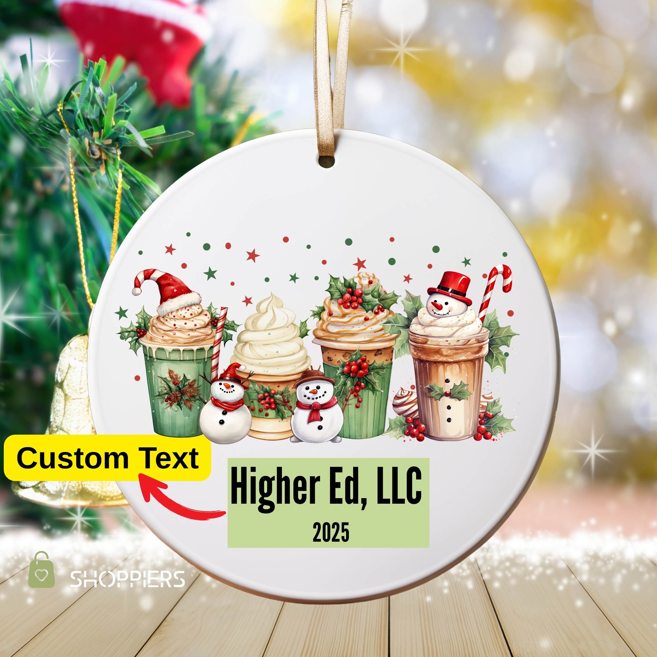 Christmas Coworker Gifts | Custom Best Team Ever Xmas Ornament | Team Name Ornament | Colleague gifts | Work office gifts