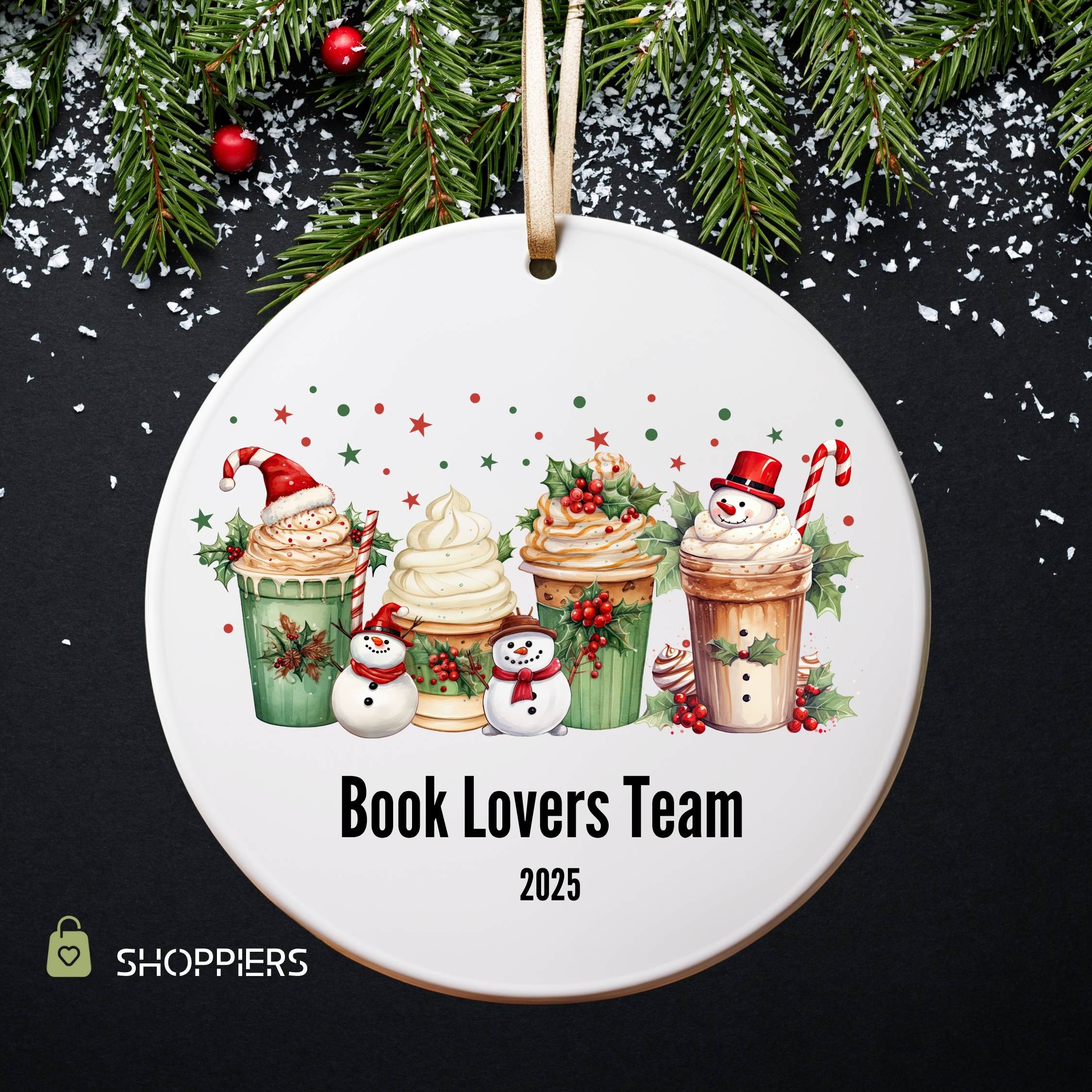 Christmas Coworker Gifts | Custom Best Team Ever Xmas Ornament | Team Name Ornament | Colleague gifts | Work office gifts
