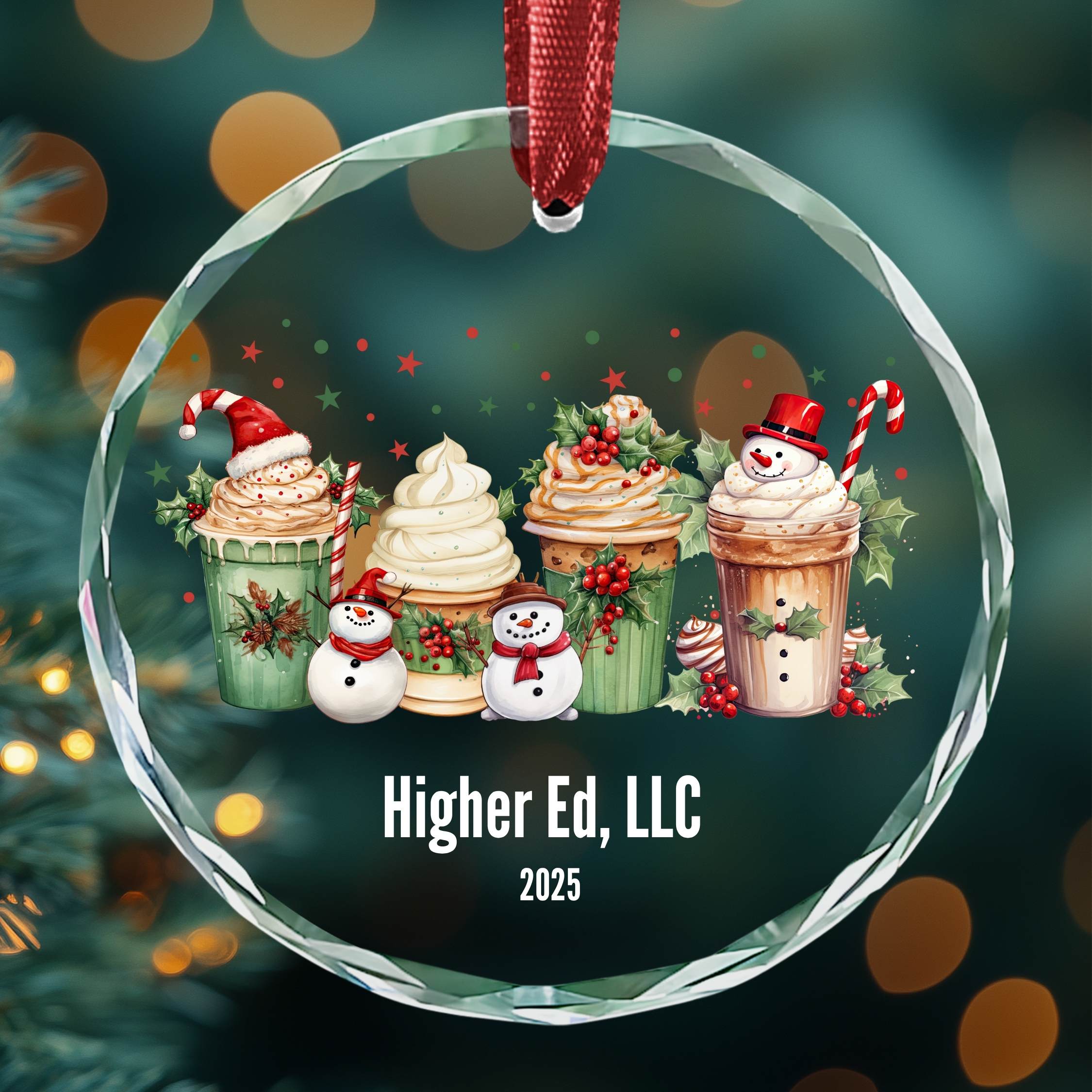 Christmas Coworker Gifts | Custom Best Team Ever Xmas Ornament | Team Name Ornament | Colleague gifts | Work office gifts