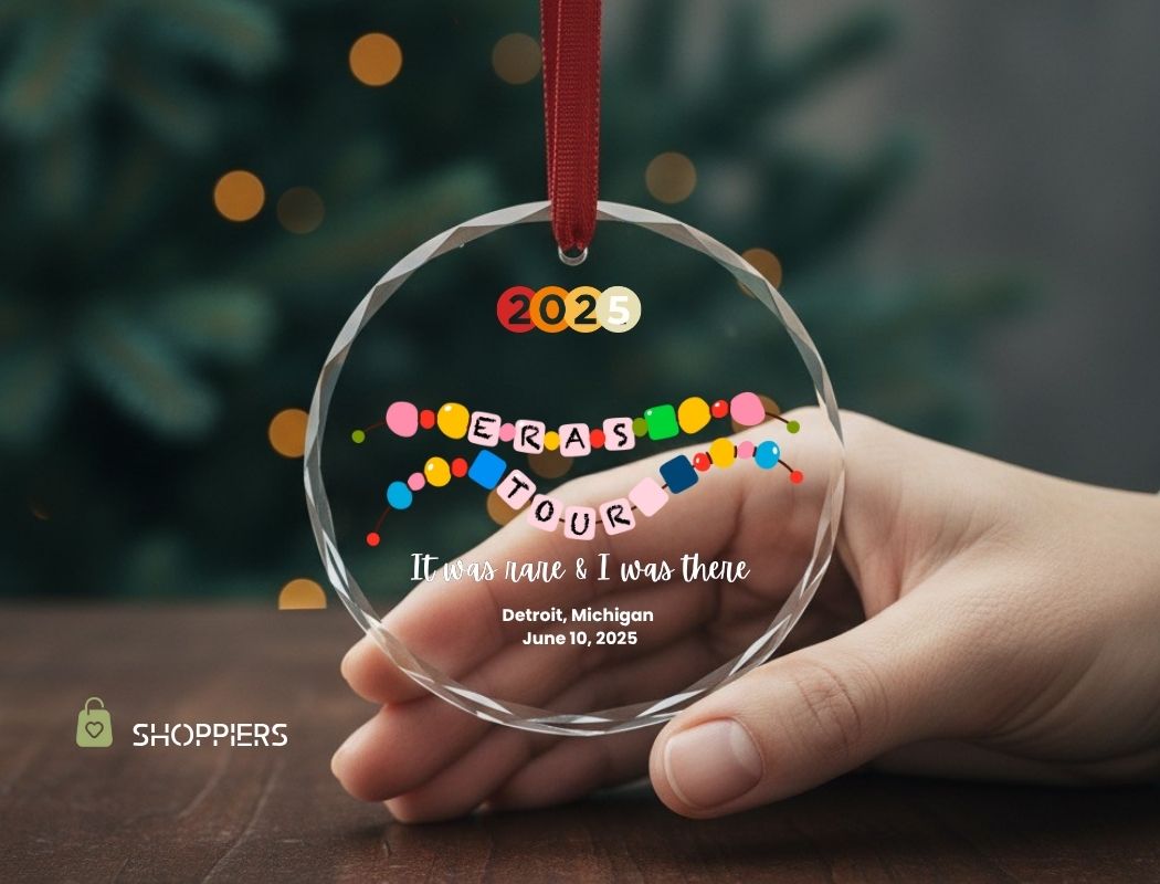 Taylor Swift Eras Tours Custom Era Ornament | It Was Rare I Was There | Tay Tay Gift For Her | Personalized Eras Ornament | Happy Christmas Keepsake