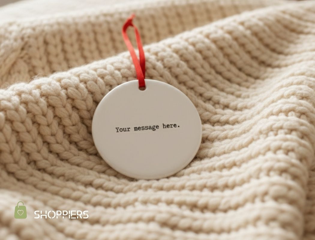 Personalized Ornament with Custom Message, Keepsake Gift for Friend - Image 9