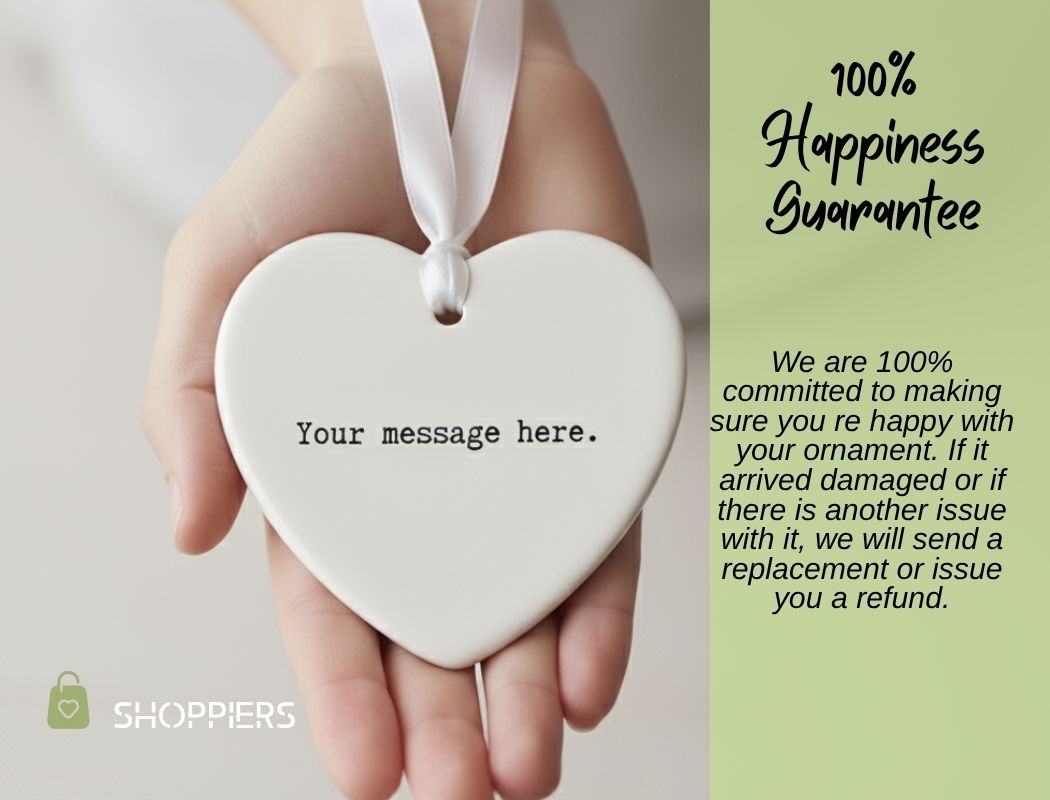 Personalized Ornament with Custom Message, Keepsake Gift for Friend - Image 7