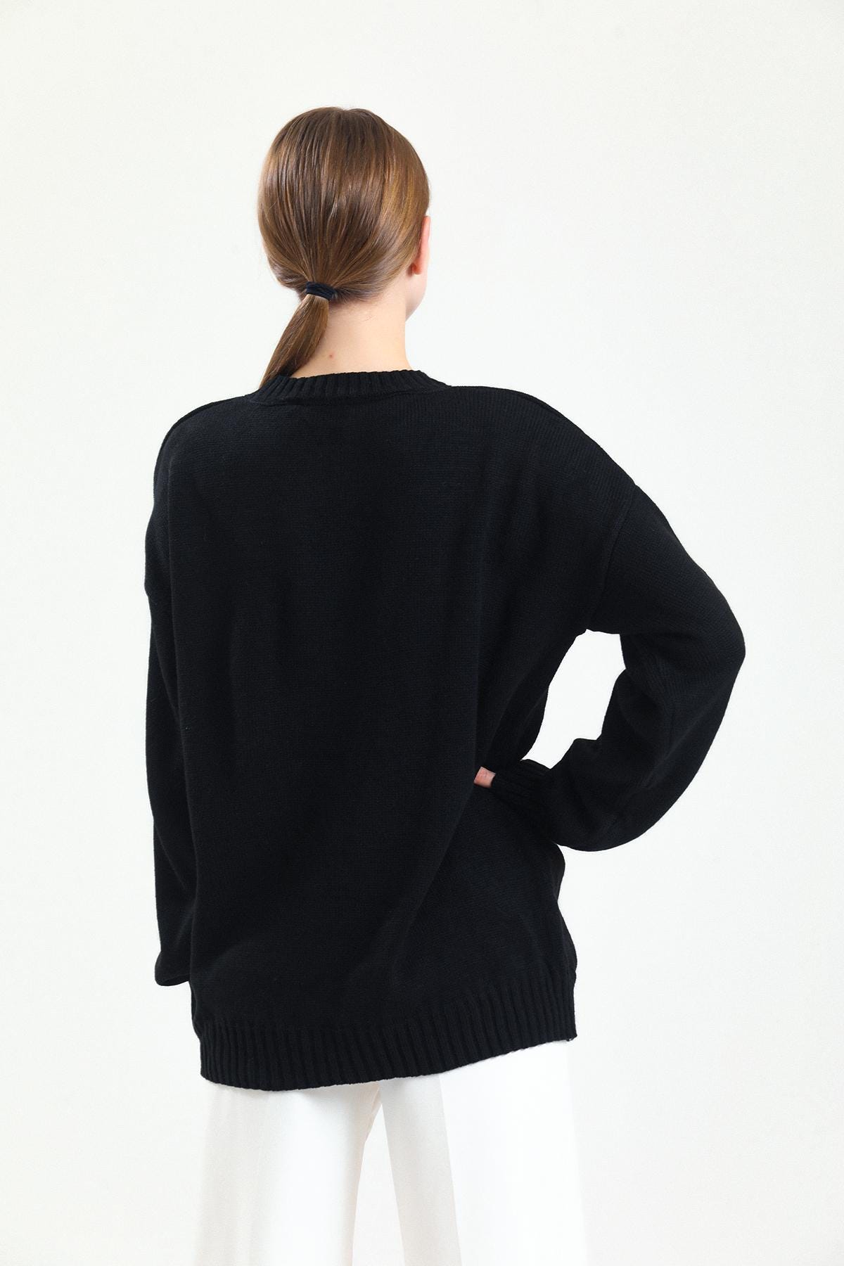 Black New York Sweatshirt: Unisex Boho Style - Image 9