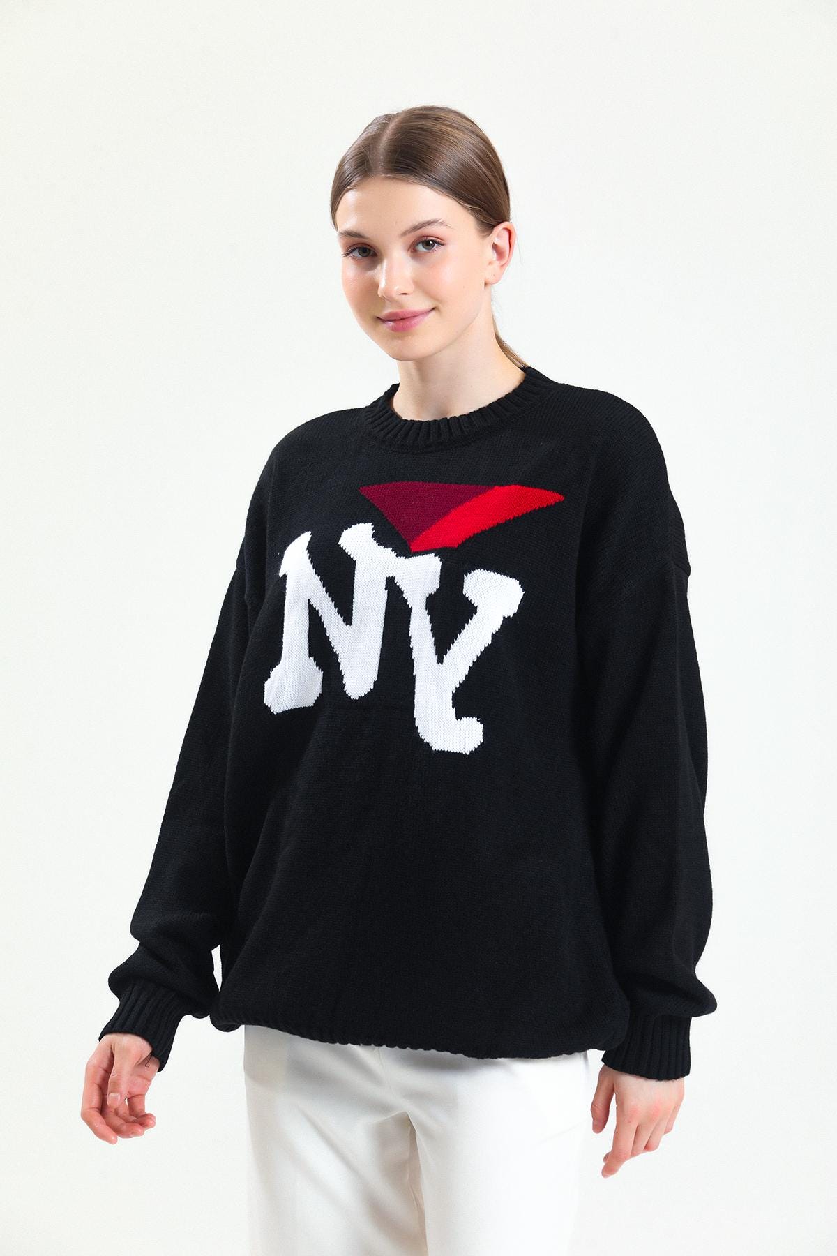 Black New York Sweatshirt: Unisex Boho Style - Image 5